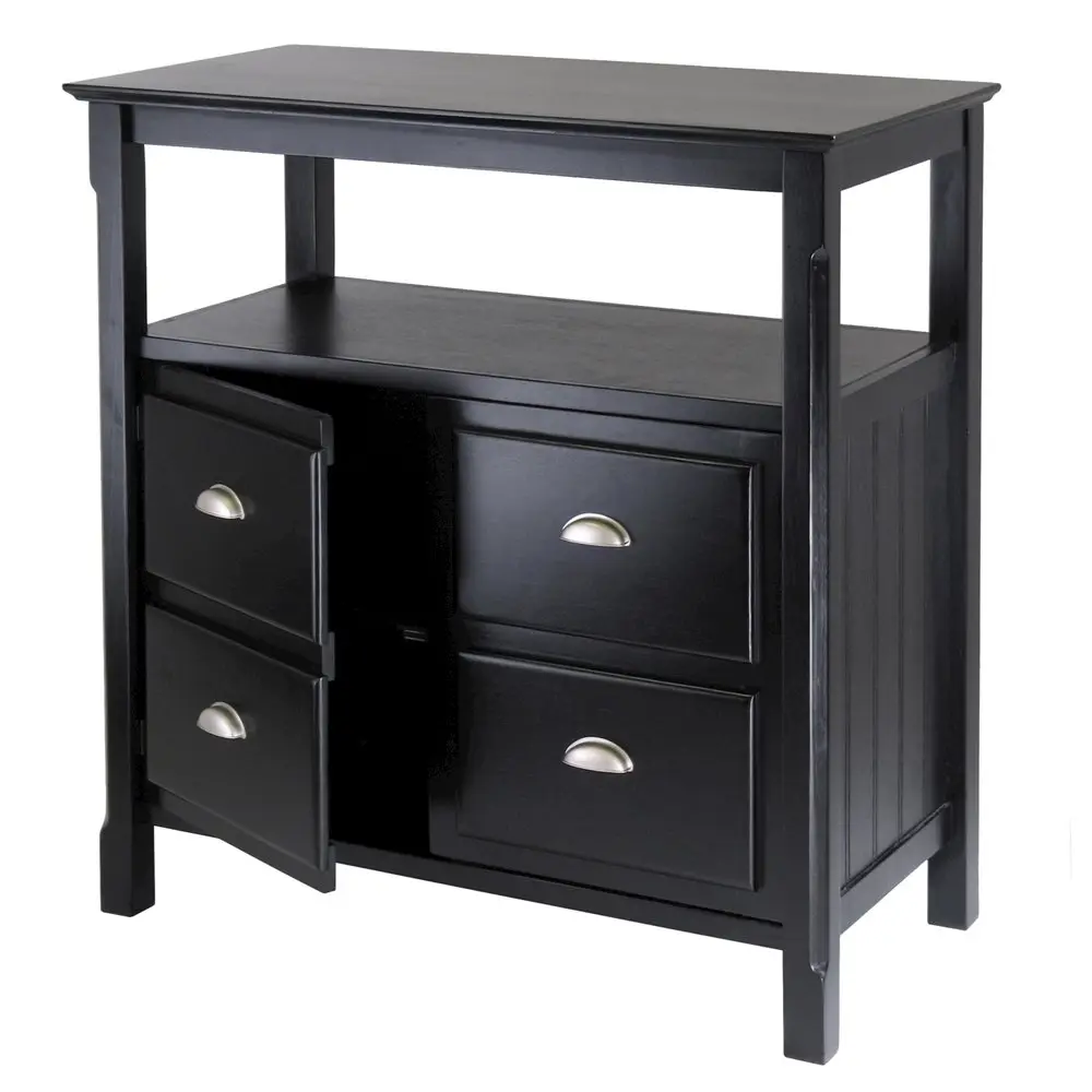 Buffet Table, Two Door Cabinet, Sideboard Server Console
