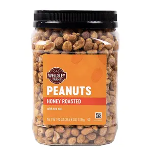 Wellsley Farms Honey Roasted Peanuts 40 oz