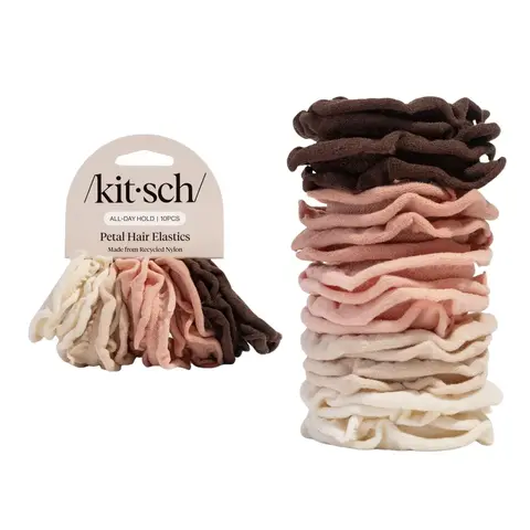 Blush Petal Hair Elastics