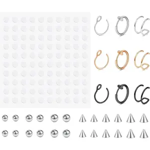 Nose Ring Hoop  Septum  Nose Stud Faux  Nose Cuffs for Non Pierced Nose  Nose  for Women Men