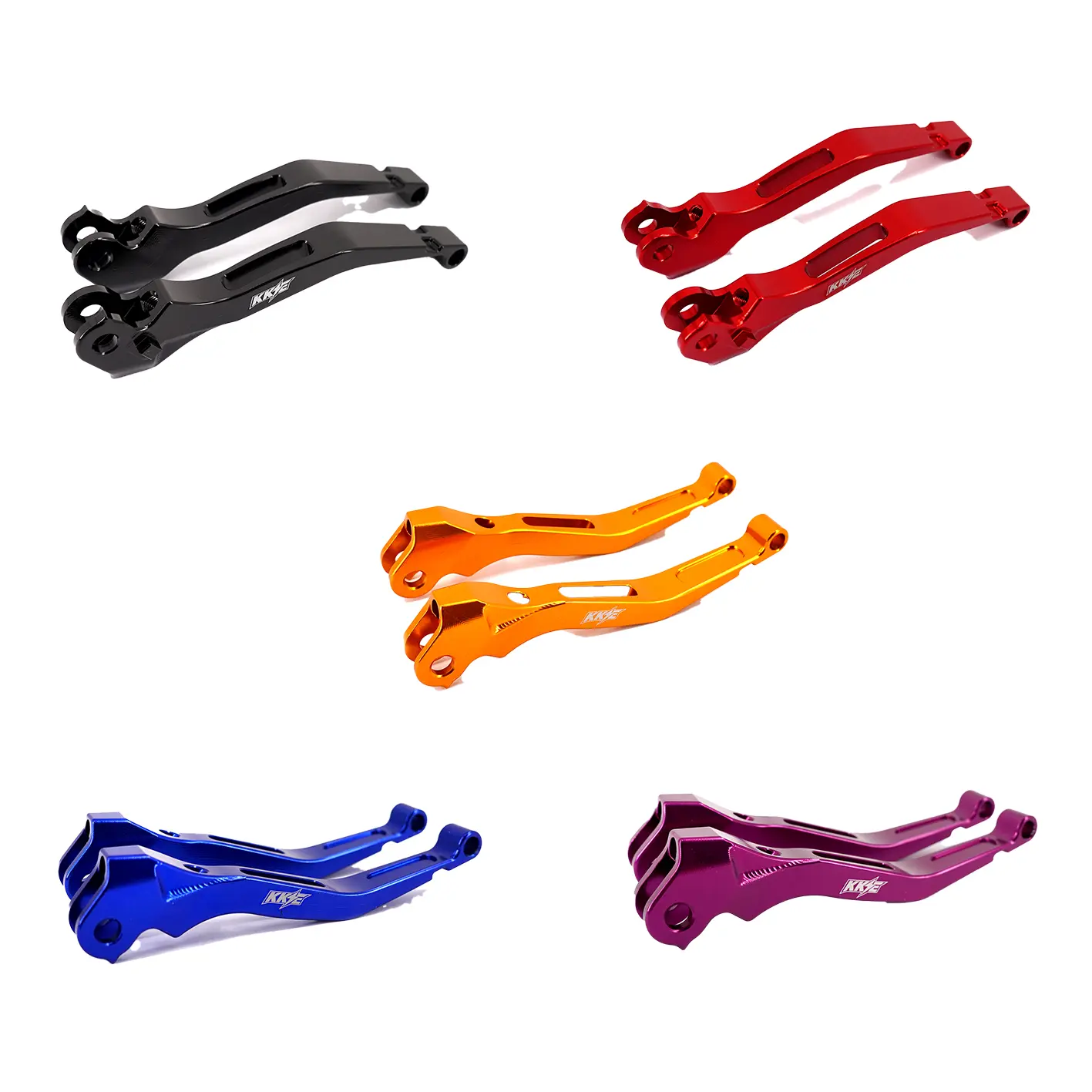 KKE Anodized Aluminum Left Right Brake Levers for Surron Ultra Bee 2023-2025 - 7075-T6 Alloy, Precision Cut, Warrenty Included