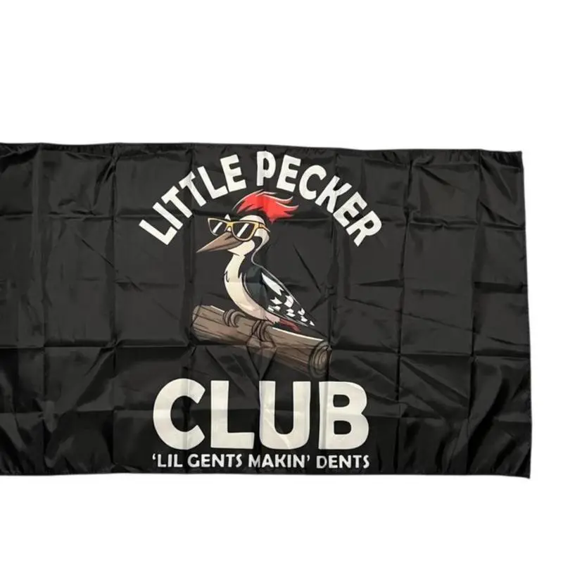 Little Pecker Club Funny Flag wall decor banner gift husband Flag Ornaments large big Slogan Tapestry seasonal fathers day Decorative US Camping,trippy room decor,Independence Day,gifts boyfriend,gifts for girl adults,gifts under 100 dollar