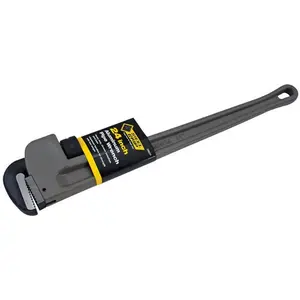Steel Grip  Pipe 24 in. Aluminum Chrome Vandm Pipe Wrench