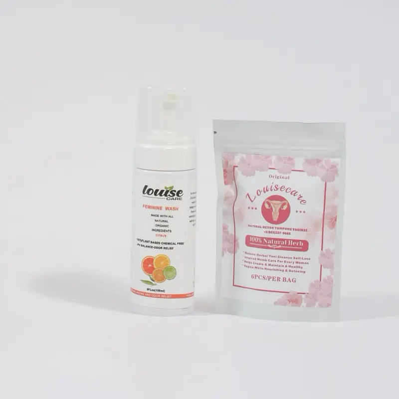 Louisecare Feminine Hygiene Infection Care Kit - 100% Natural, Gentle Feminine Wash for Daily Use, All Skin Types