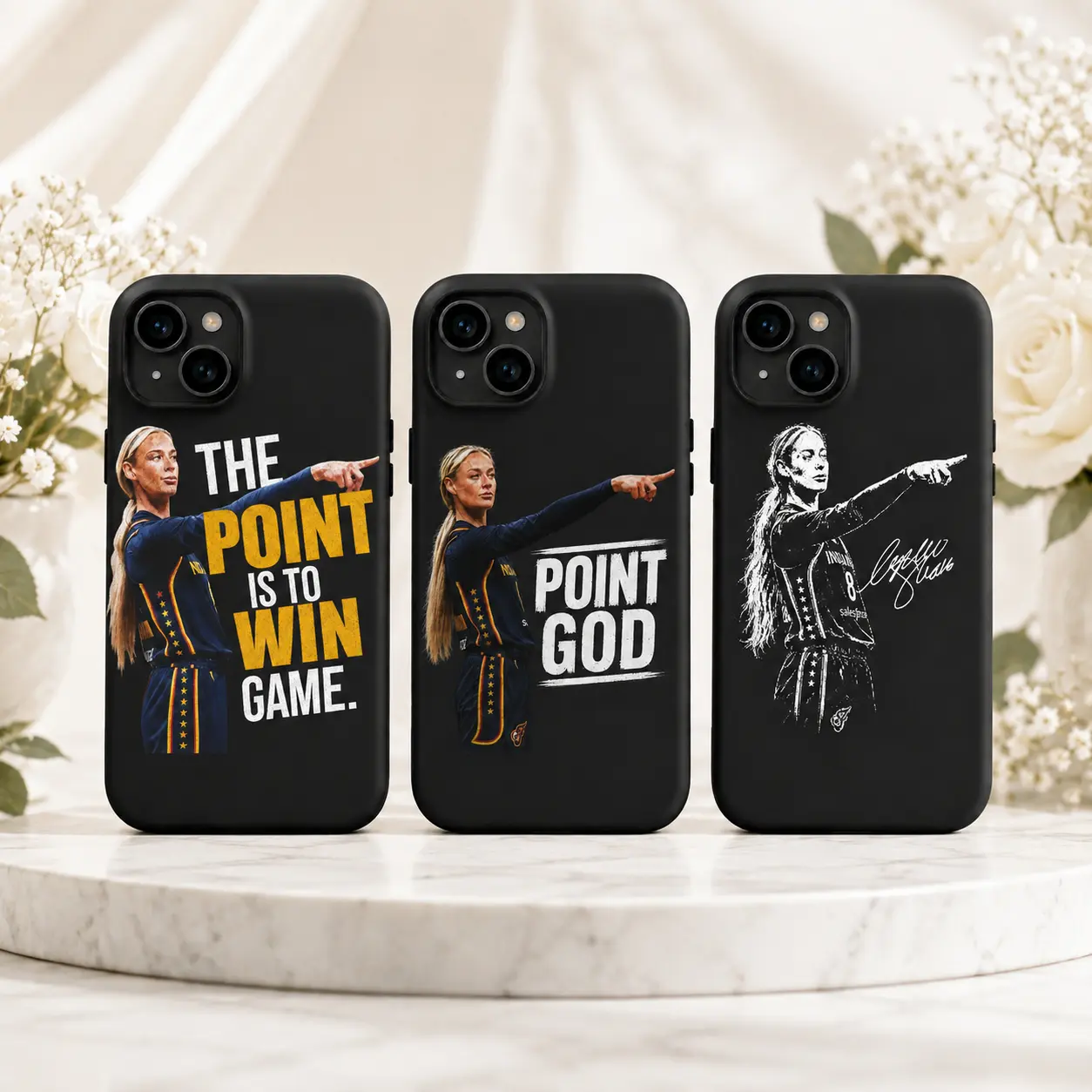 Faith Basketball Phone Case, Black Inspirational Sports iPhone Case, Women’s Basketball Fan Gift, Game Day Phone Cover, Athlete Motivation Case