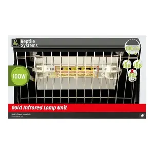 Reptile Systems Eco Gold Infrared Reptile Heat Lamp Unit