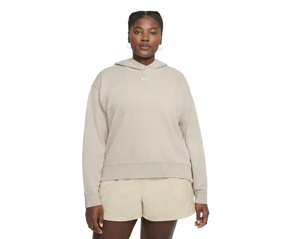 Nike Plus Acid Wash Lady's Long Sleeve Pullover Basic Active Tops, Women's Sports & Outdoor Hoodies, Casual, Minimalist