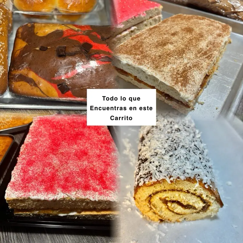 Variedad de pan dulce salvadoreño Cake