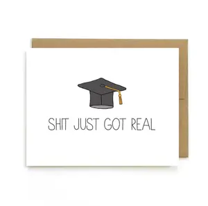 Funny Graduation Card – The Funniest Gift Every Grad Needs, Viral TikTok Pick for High School & College- TrendyGiftUSA