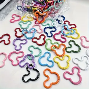 5 Random Color Cartoon Character Keychains, Cute Cartoon Avatars, Versatile Hanging Decorations, DIY Craft Keychains, Holiday Ornaments