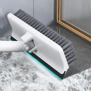 Joybos 135cm Long Household Cleaning Brush, Aluminum Handle Cleaning Brush, White, Durable, Cleaning Rubber