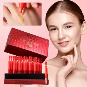 Moisturizing Collagen Ginseng Essence, 30pcs/box Firming Deep Hydration Hydrating Facial Care Serum for Firming Skin, Facial Care Products for Daily Use