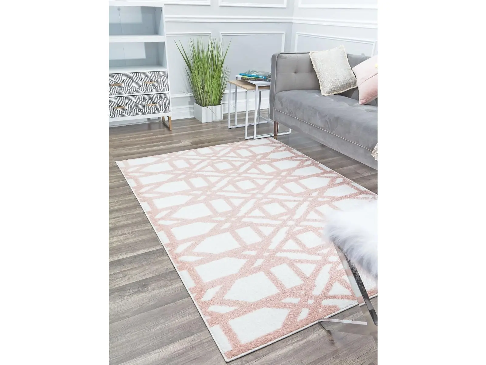 Rugs America Mika MO30B Spiced Milk Geometric Contemporary Cream Area Rug, 9x12 ft, RA30657, Home Decor Piece, Household Decorative Accent for Living Room Decor, Home Decor Rug