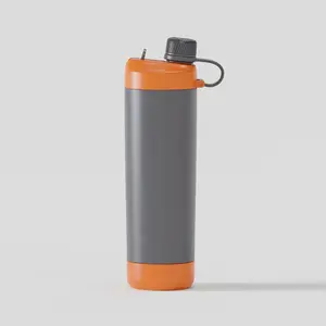 22oz 2in1 Water Bottle - Urban Ash with Engraving