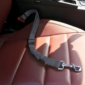 Adjustable Pet Car Seat Belt Harness 1pc Durable Safety Leash for Dogs Cats Essential Vehicle Accessory Gear