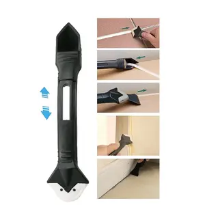 Three-In-One Scraper Tool, Multifunctional Glass Glue Removal Board, Edge Repair Gouge Knife, Professional Caulking Spreader, Specialized for Sealing