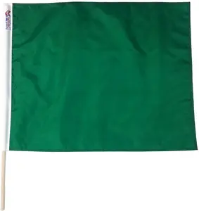 Solid Green Race Flag Solid Green Race Flag