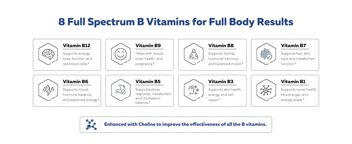 BioActive Vitamin B Complex | Methylated & Active Forms | Methylfolate, 3 Forms of B12, BenfoPutesin B5 | 12 B Vitamins | Liquid Formula | 8 oz BioActive Vitamin B Complex | Methylated & Active Forms | Methylfolate, 3 Forms of B12, BenfoPutesin B5 | 12 B Vitamins | Liquid Formula | 8 oz