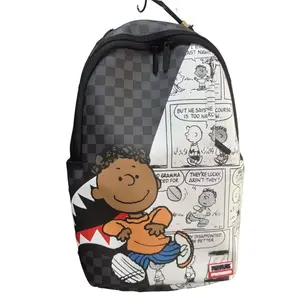 SG  trendy children shark backpack made of PU material, features a large capacity, multi-functional design, and is unisex making it the perfect choice for back-to-school season