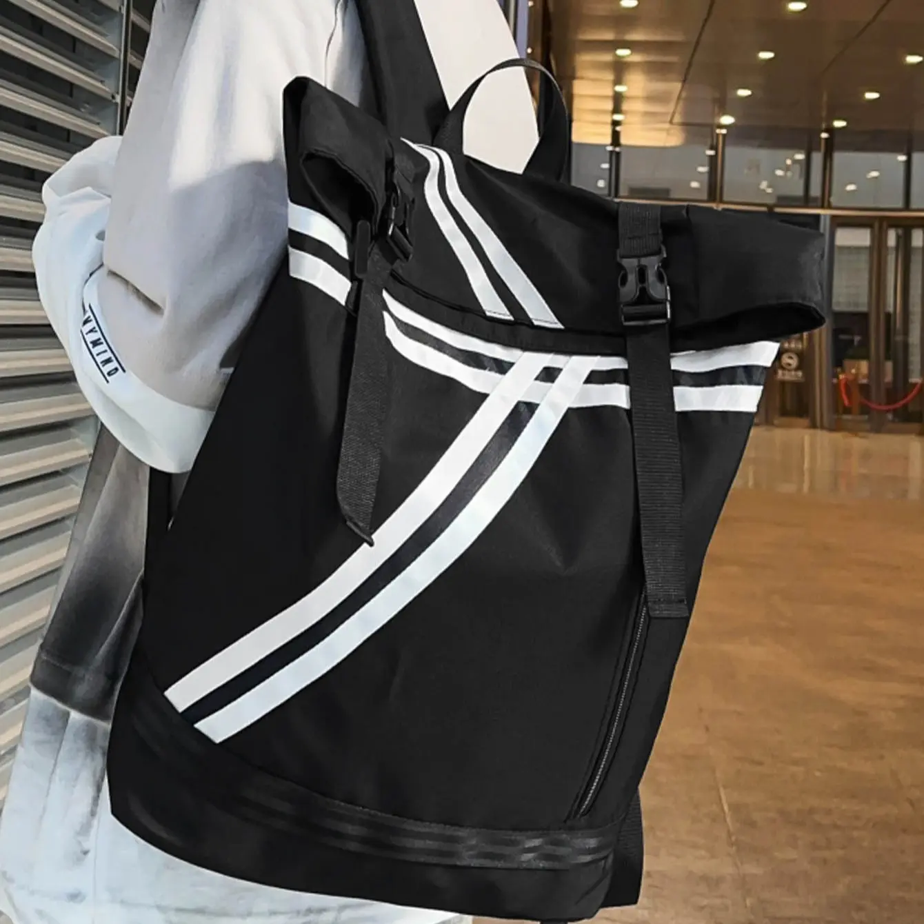 Stylish Japanese-Style Large-Capacity Backpack for Girls, Ideal for High School & College, Minimalist Design for Laptops, Perfect for Teens