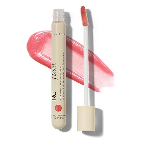HALEYS Beauty Re-flect Tinted Hydrating Glassy Lip Gloss, Mirror Lip Glaze, Moisturizing Silky Glossy Lipgloss