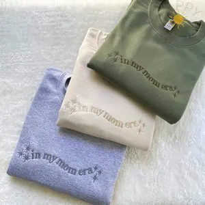In My Mom Era Embroidered Sweatshirt and hoodie, Mom Sweatshirt, Mother's Day Sweatshirt, Mother's Day Gift, Mom Gift, Mama Hoodie