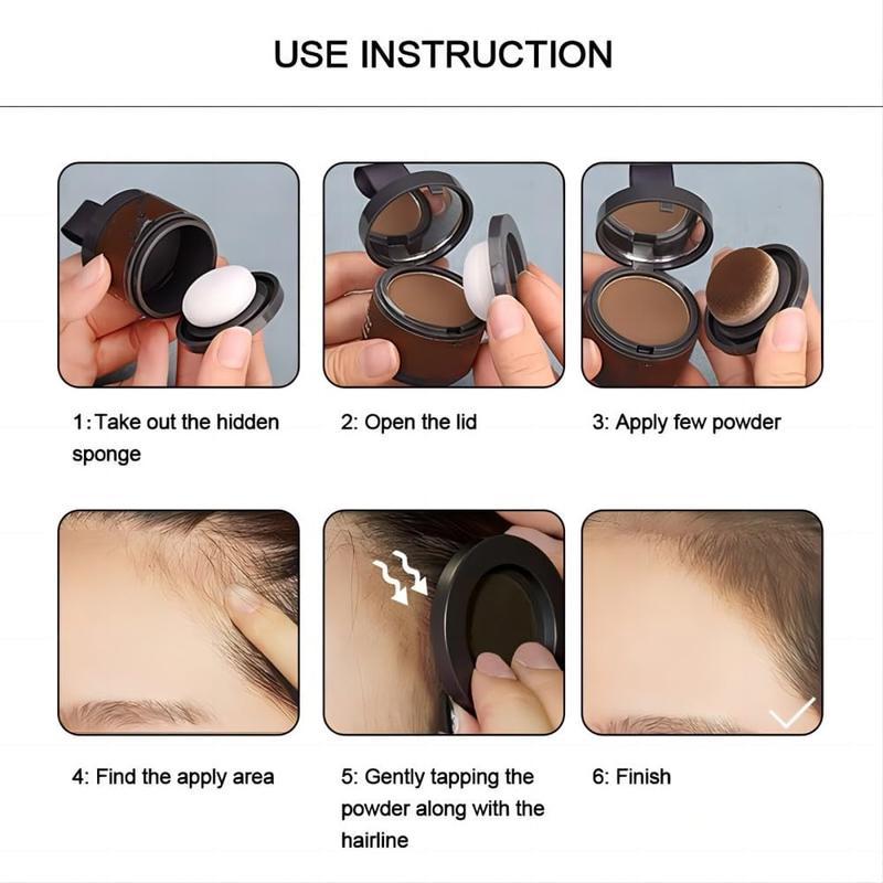 2026 BUY 1 GET 1 FREE Hairline Powder Instant Confidence,Sweatproof, Portable Puff Design for Everyday Use Hair Texture,Women & Men Hair Coloring, Hair Products,Gift