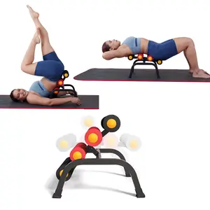 Foldable Back Stretcher Machine for Home Trainer Relief for Back Back and Gym Workout Machine with Resistance users,Folding storage
