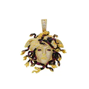 UIU Jewelry【HP0848 color stone】sexy meduse head pendant