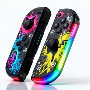 Wireless Game Controller for Switch Lite/oled, Dual Vibration & Wake Function, Ergonomic Design, Replace Joy-Con, Handheld/TV Mode, Accessories