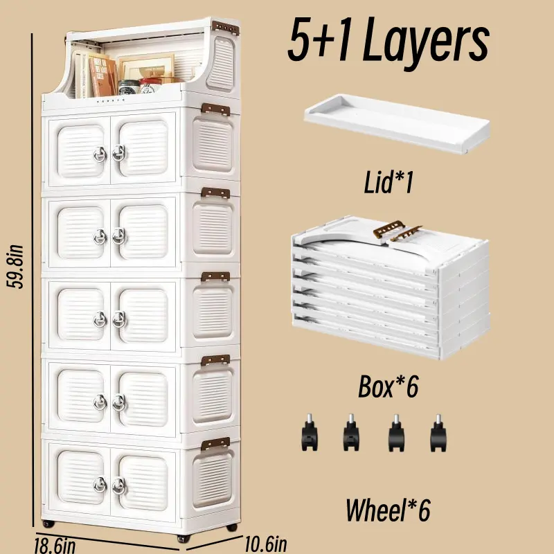 5-Tier+ 1 open-top