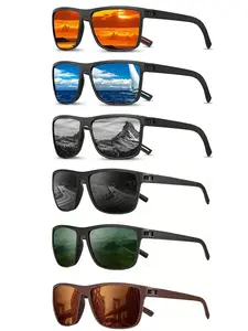 Unisex Sporty Polarized Sunglasses, Trendy Casual Tinted Lens Sunglasses for Everyday Use, Fashion Accessories for Outdoor Activities