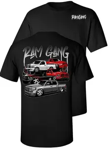 RAM GANG Graphic Tee | Dodge Ram Truck Shirt for True Truck Lovers, Fashion Cotton, Full Colors, Full Sizes, For Men, For Women