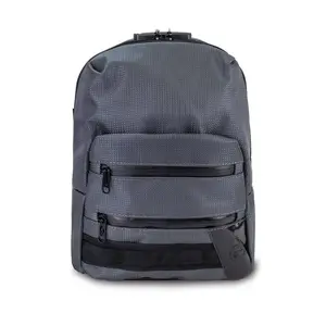 Mini - Slate Gray 100% SMELL PROOF LOCKABLE DOUBLE ZIPPER MINI BACKPACK