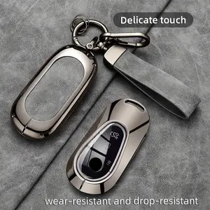 for Mercedes-Benz Key Cover, for Mercedes A C E S Class W206 W223 S350 C260 C300 S400 S450 S500 GLC CLS GLB GLE GLS AMG Car Key Protective Case, Premium Keychain Accessory