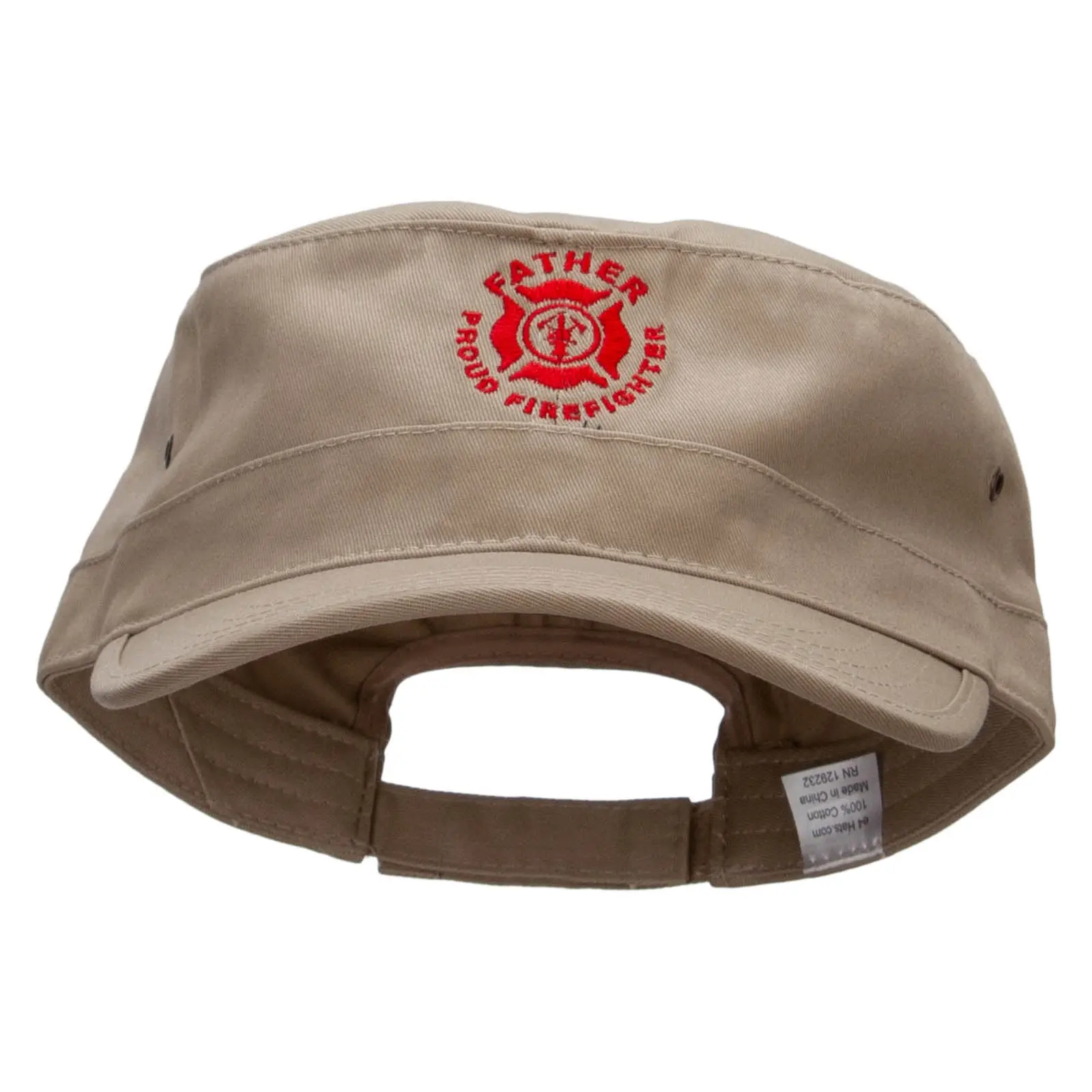 Proud Firefighter Father Big Size Trendy Army Style Cap