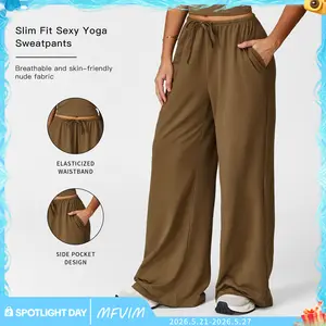 Women's High-Waist    MFVIM - Comfortable and Breathable, Wide Waistband, Loose Fit, Suitable for , Running, Women's  Suits, Summer    Waisted Yoga Leggings pants Sports casual Bottoms Nylon Spandex leggings