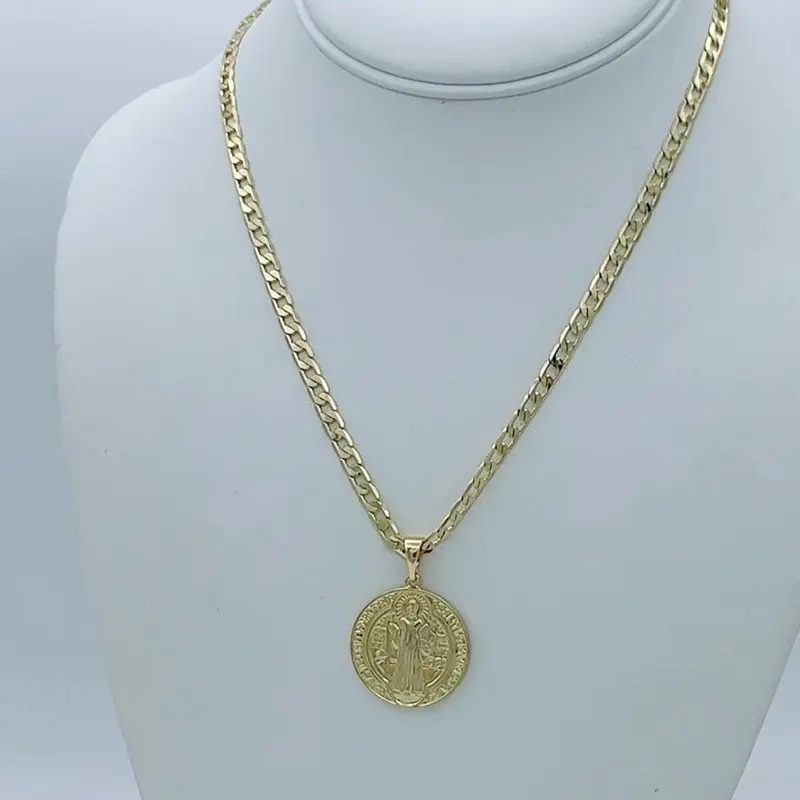 Rodriguezjewelry # 1869 Necklace # 2717 Pendant Saint Benito