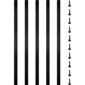 Father's Day Gift VEVOR Deck Balusters, 29.5"x1"x0.2" Metal Deck Spindles, 76 Pack Staircase Baluster with Screws, Aluminum Alloy Deck Railing for Wood and Composite Deck, Stylish Baluster for Outdoor Stair Deck Porch