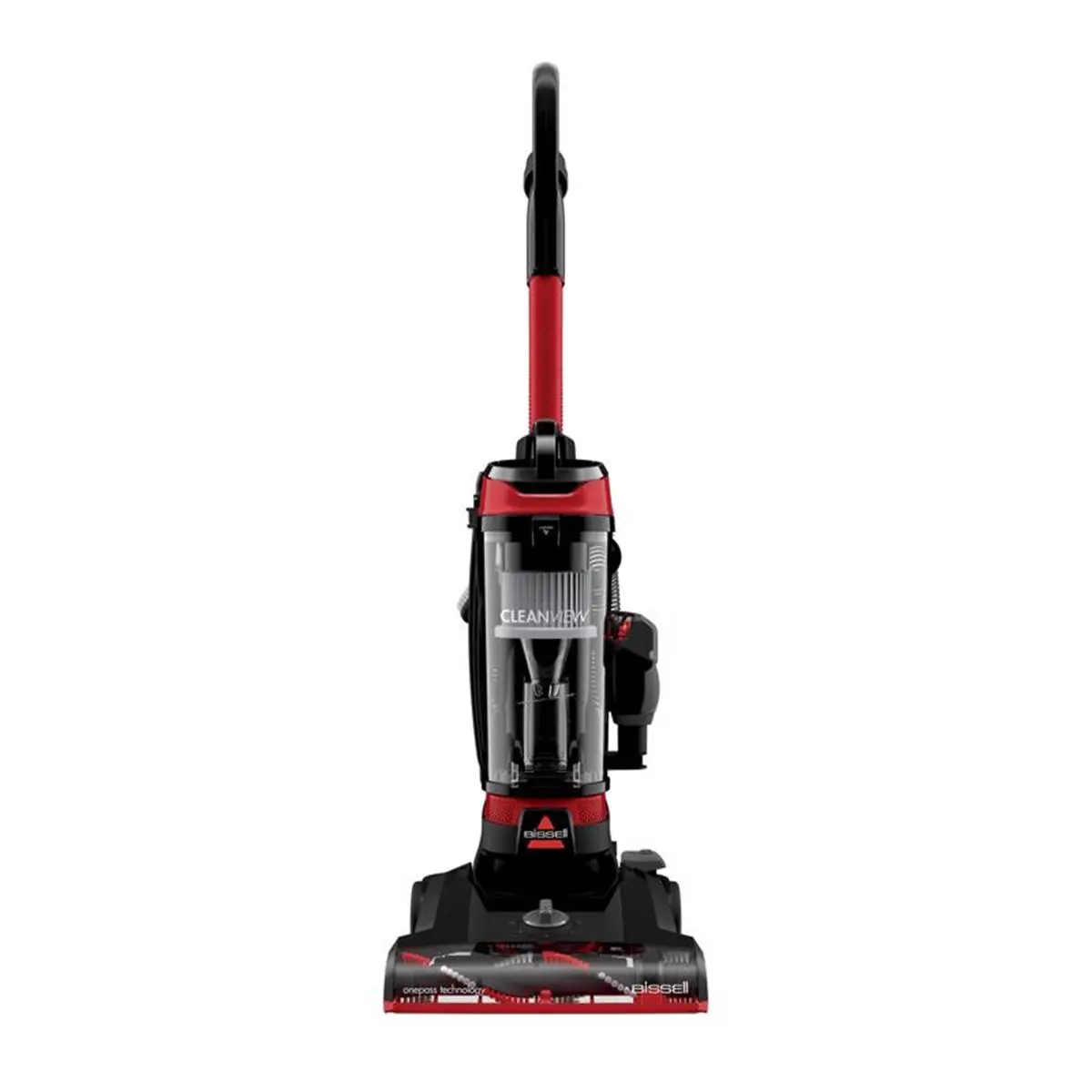 Bissell 6061754 CleanView Lightweight Bagless Corded Upright Vacuum Cleaner, 16.5 lbs, Red & Black, 1L, 23 ft. Power Cord, Multi-Level Filter, 2 Year Limited Parts & Labor, for Household Floor Care, Non-Wi-Fi Model