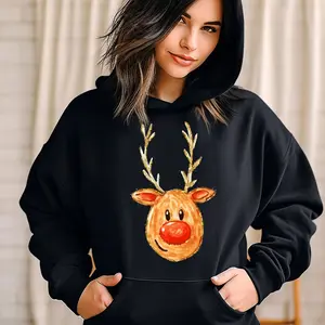 Merry Christmas Hoodie, Christmas Hoodies, Christmas Jumper, Christmas Jumpers For Women, Xmas Jumper, Reindeer 4(hoodie) - From Casual To Formal sweatshirt, T-shirt