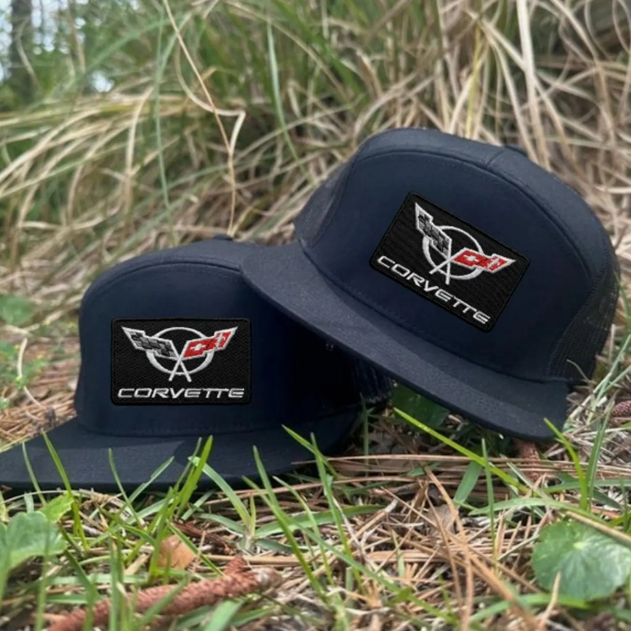 Corvette C5 Patch Embroidered Retro Hat Trucker Hat Many Colors Snapback Hat, Unisex Casual Street Style, Gift Idea For Her Him, Unisex Everyday Wear