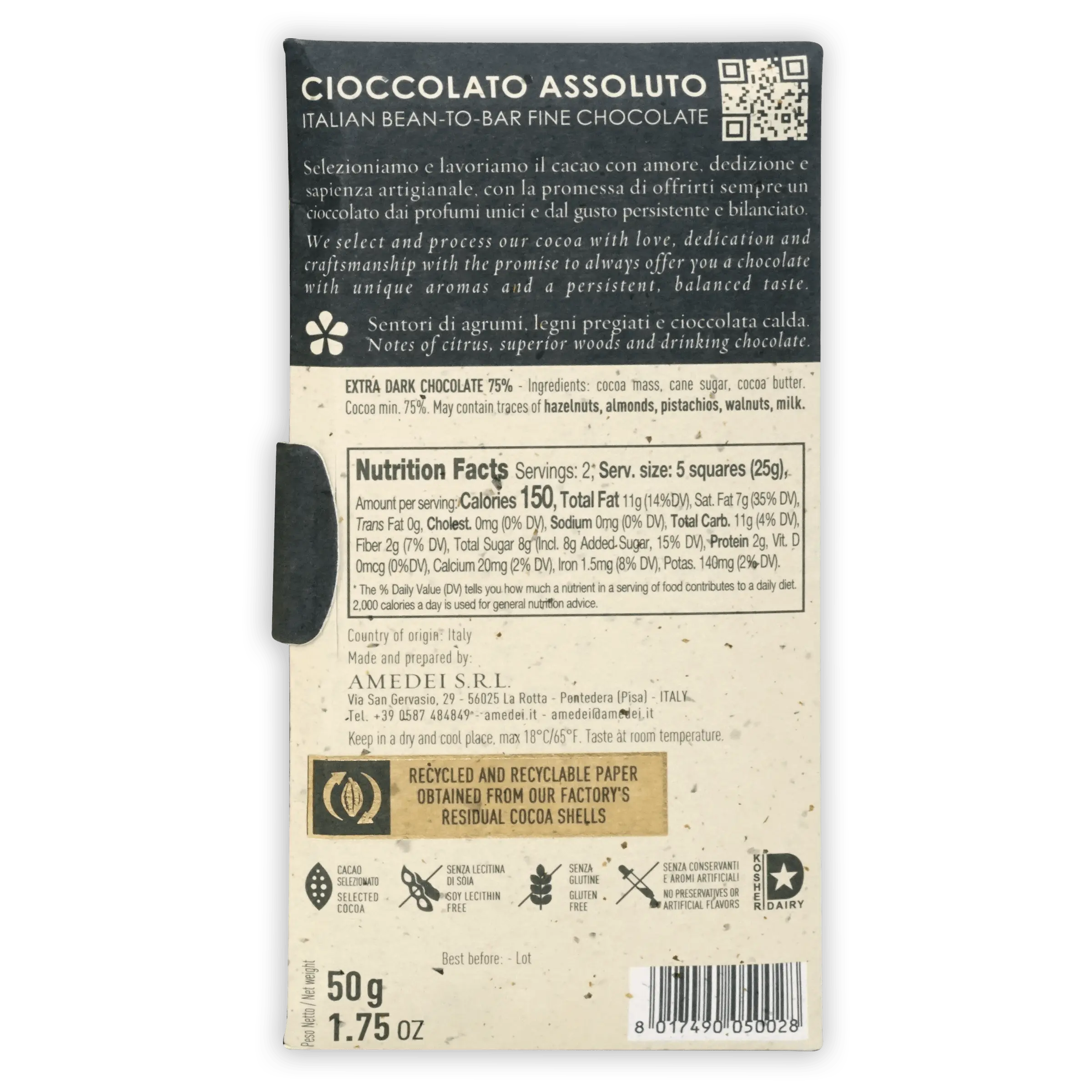 Amedei Signature Nove Chocolate 75%