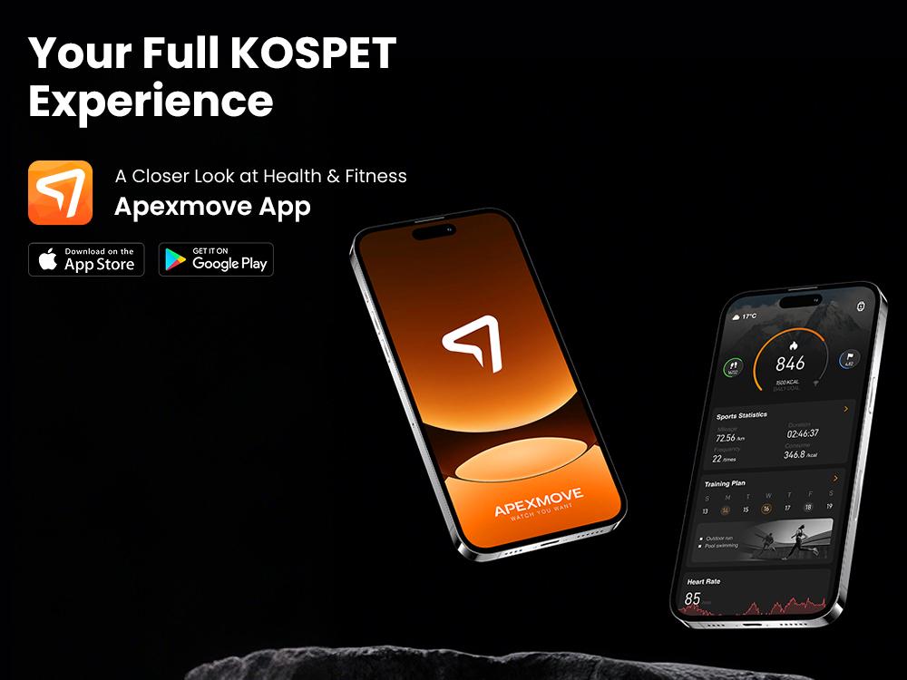 KOSPET Tank T4C Smart Watch for Men with LED Flashlight, 1.5” AMOLED Display, Dual-Band GPS&Compass, 50-Days Battery, 24/7 Heart Rate/Sleep Monitor, 50m Waterproof, Bluetooth Call/Walkie-Talkie