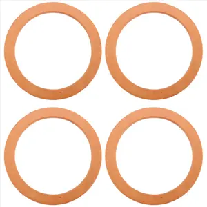 4PCS Wooden Round Shaped Handles Replacement for Handmade Bag Handbags Purse Handles