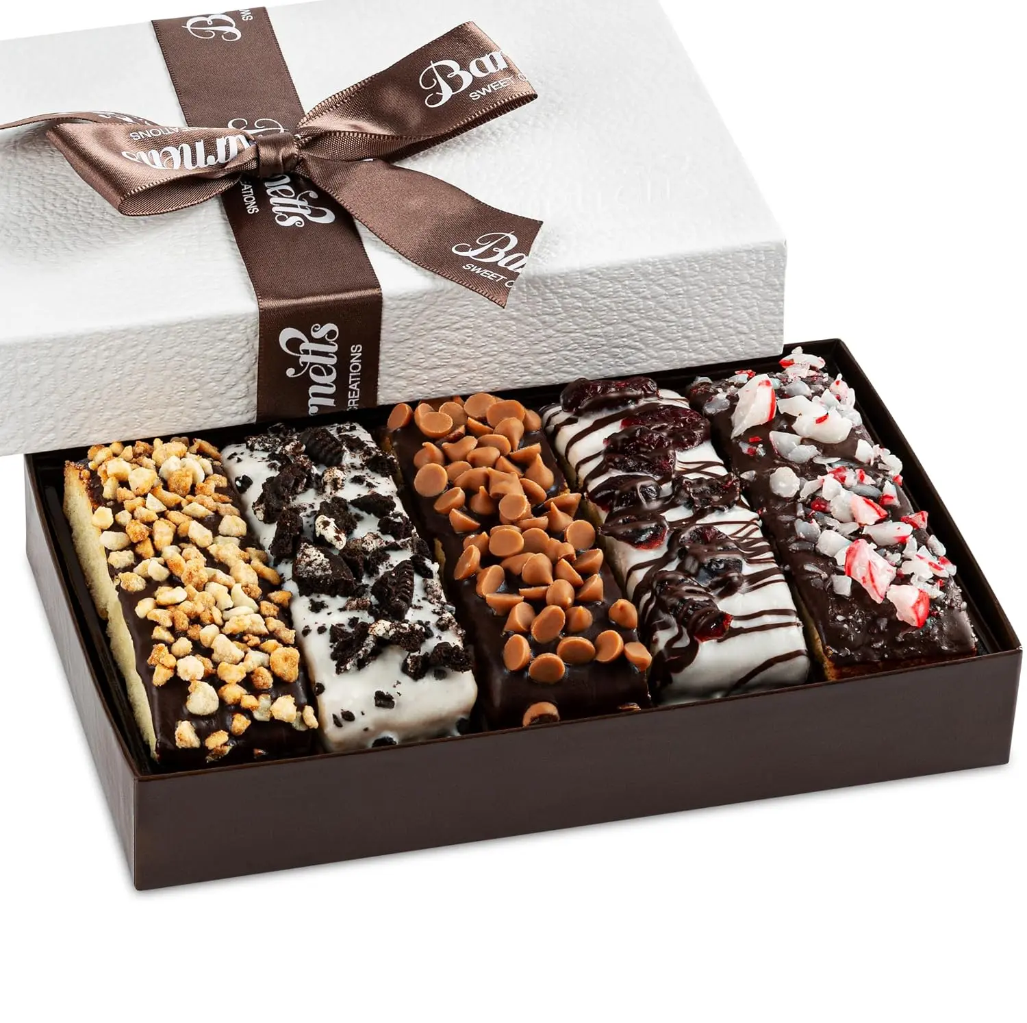 Barnetts 5 Chocolate Biscotti Gift Basket Gourmet Cookie Treats | Gourmet Candy Baskets, Prime Food Gift Delivery, For Men, Women, Dad, Father, Grandfather, Grandpa, Husband, Brother, Son