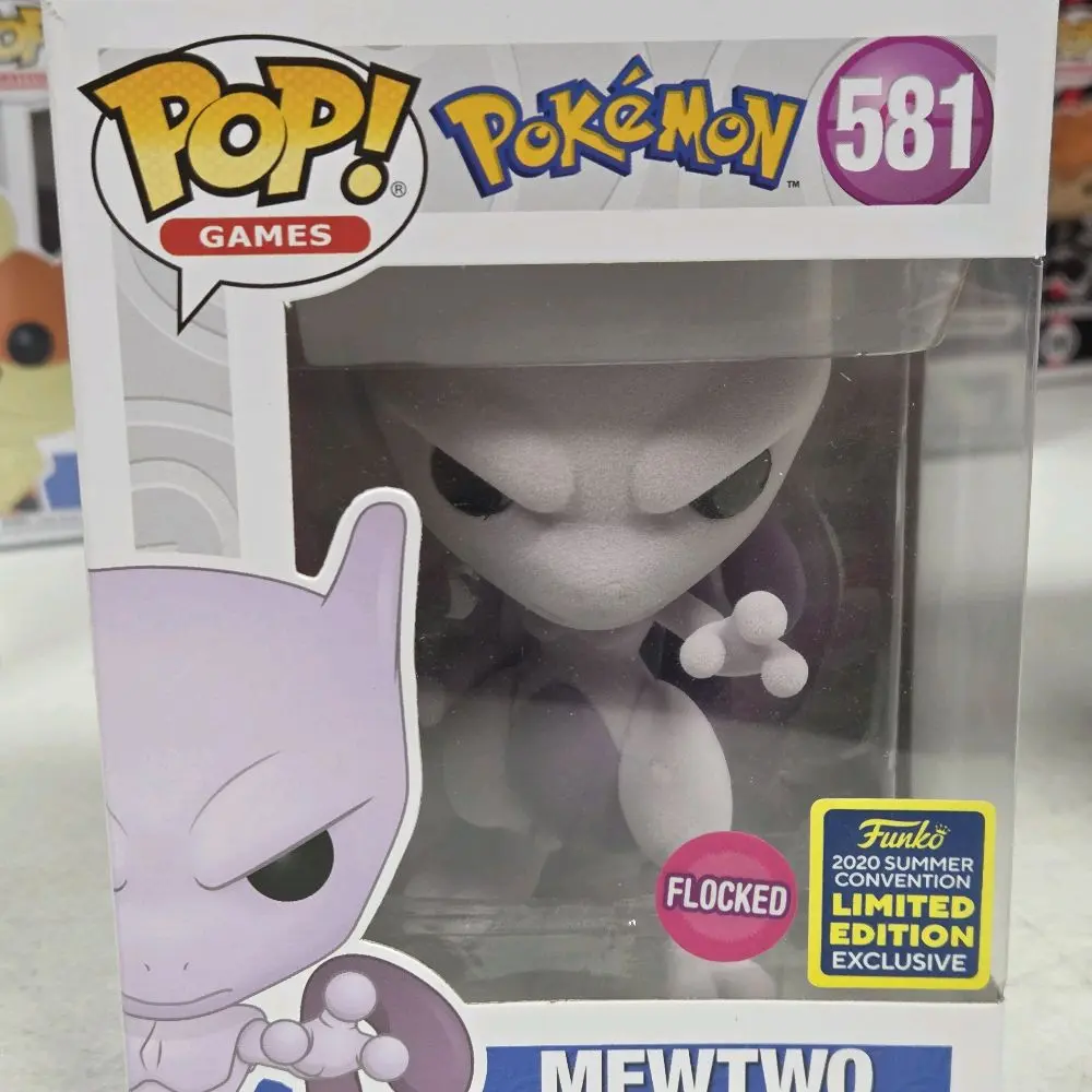 Funko Pop! Mewtwo #581 Plastic Flocked Limited Edition Exclusive Collectible Figurine