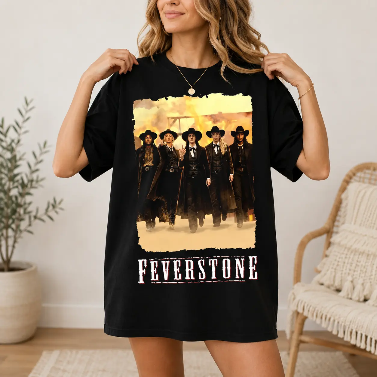 Pro League Basketball Graphic Tee – Feverstone Fan Shirt, Women’s Hoops Supporter Gift, Sophie Cunningham