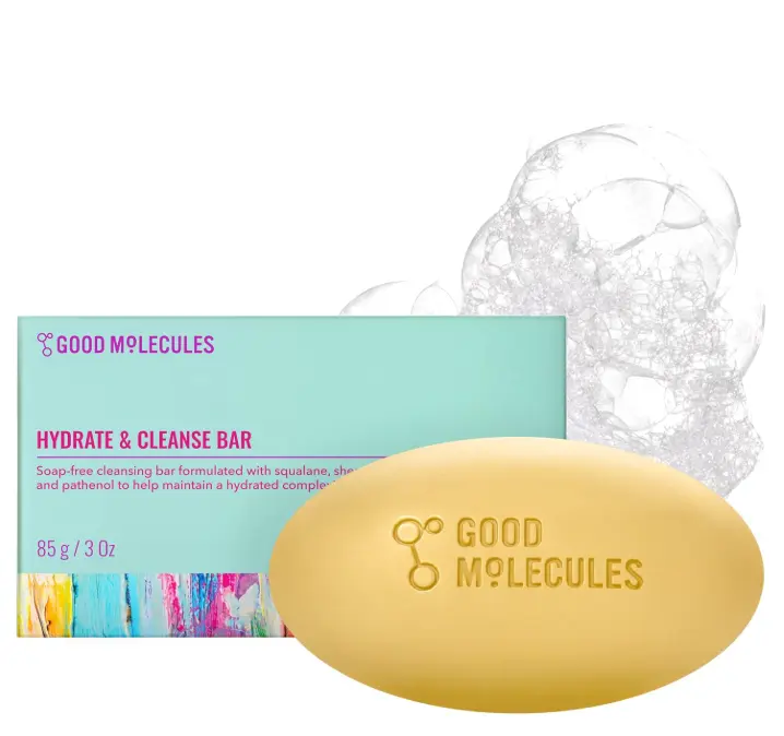 Hydrate and Cleanse Bar - Soap Free Bar with Shea Butter and Macadamia Seed Oil for Ultra Hydrating Body and Face Moisturizer - Skin Care