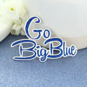 Kentucky Go Big Blue Slogan Pin - Perfect for Fans of the University of Kentucky